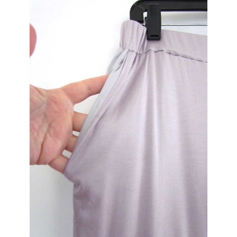 HANRO Womens Pajama Pant Bottom Lavender Large Size  14/16 Modal Cotton